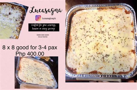 lasagna imus city|Lucasagna .
